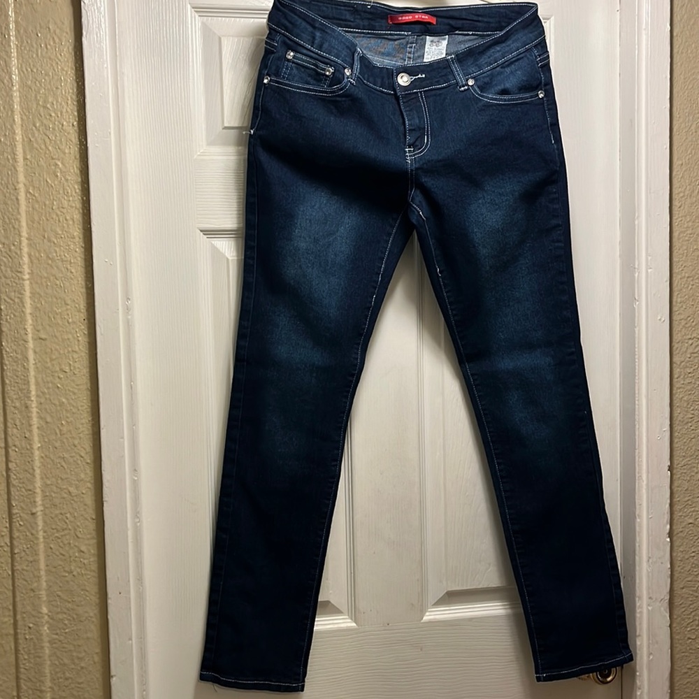Dark blue skinny jeans